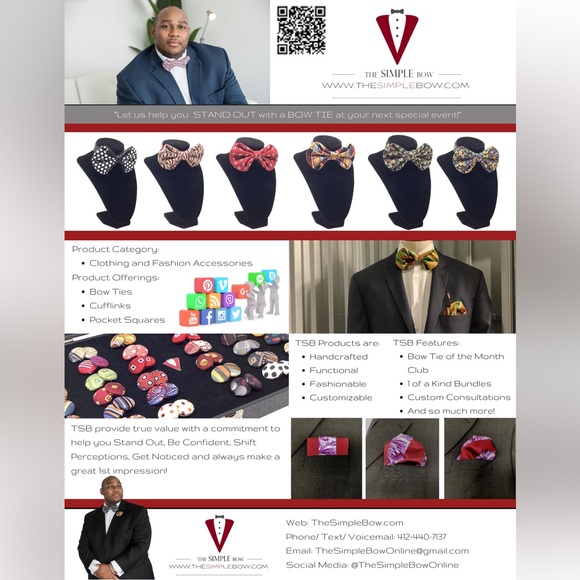 Bow Tie Handmade Auburn University - 01 - Picture 9 of 12